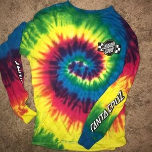 Santa Cruz tie dye shirt